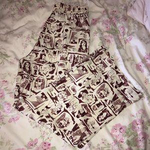 Reformation Newsprint-Esque Pants